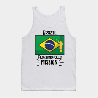 Brazil Florianopolis Mormon LDS Mission Missionary Gift Idea Tank Top